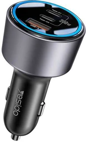 Aut.krov.Yesido Y59 200W 1 USB 2 X Type-C