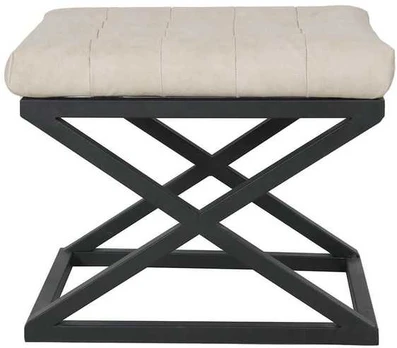 Pouffe Capraz - Juodas, Baltas v2