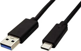 Roline USB-A – USB-C laidas, 1 m juodas (11.44.9011)