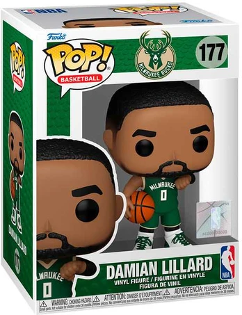 Funko POP figure NBA Milwukee Buck Damian Lillard