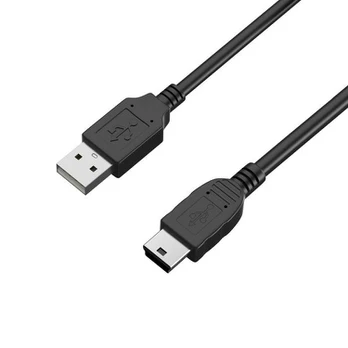 Kabelis Nintendo Wii U Pro Controller (WUP-005) - Mini B/USB 2.0 Juodas 1 Metrai Phonillico®