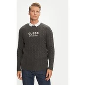 Guess Megztinis M4BR11 Z3HA2 Pilka Regular Fit