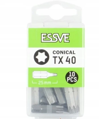 Tx antgaliai tx40 25mm conical, 10 vnt.