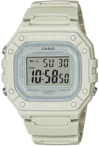 UNISEX CASIO W-218HC-8A LAIKRODIS + DĖŽĖ