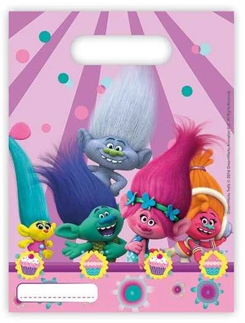 Globos Europe Bv Trolls party poser 6 stk