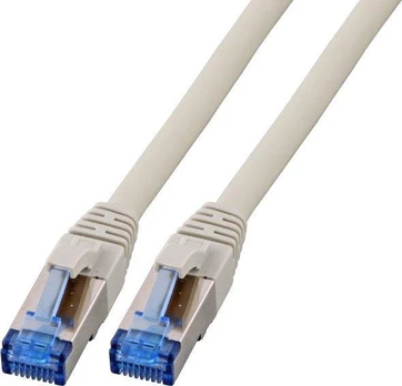 EFB EFB RJ45 Patchkabel S / FTP, Cat.6A, Cat7 TPE superflex, 15m, grau