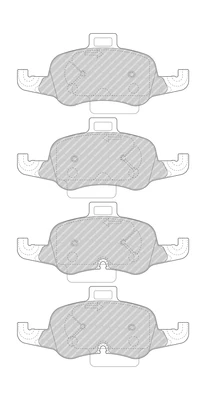 FERODO FDB4996 Brake pad set
