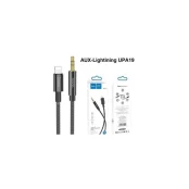 Audio adapteris HOCO UPA19 lightning į 3,5mm(p) juodas (1M) kaina