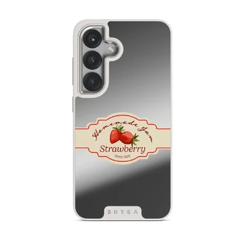 Grandma's Jam - Samsung Galaxy S25 Case, Elite Mirror Light (Magnetic) / Silver