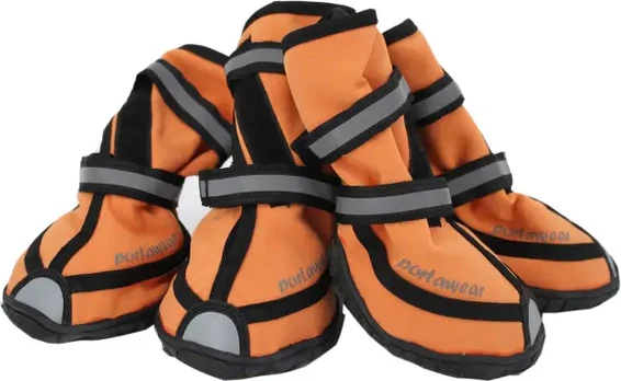 Porta - Dog Wear Boots - Orange - S - 4 pcs