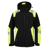 Striukė Softshell Astra,  juoda/geltona 3XL, Pesso kaina