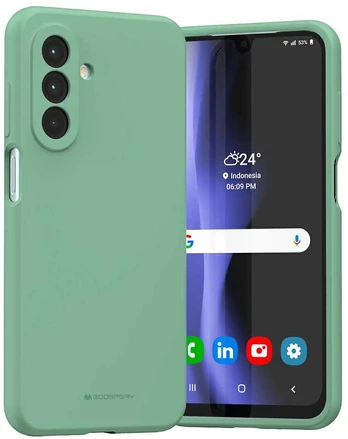 Dėklas Mercury Silicone do Samsung Galaxy A26 žalia