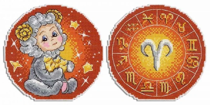 Zodiac signs. Aries. SR-695
