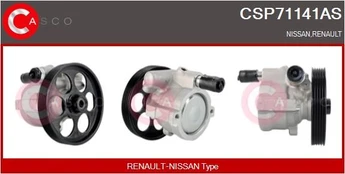 Hidraulinis siurblys, vairo sistema CASCO CSP71141AS