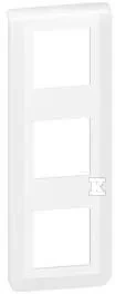 Legrand Mosaic ramme vertikal 3x2M hvid