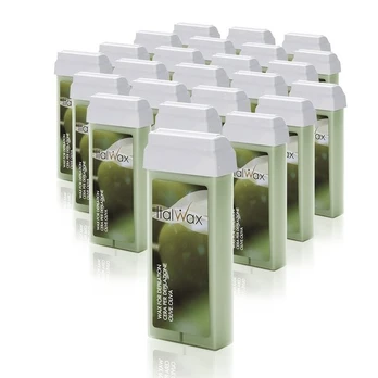 Kasetinis vaskas Italwax Olive, 100ml x24