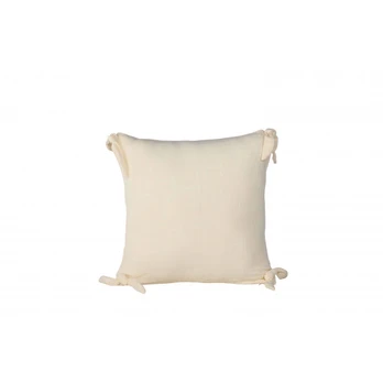Nora Cushion Cover Linen Viscouse - White 40x40