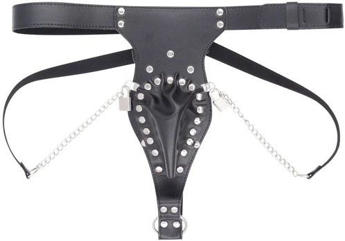 Penio narvas Chastity Belt, juodas
