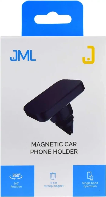 JML CH-113 Magnēta universāls turētājs gaisa restei melns