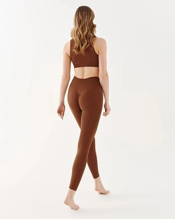 LEGGINGS push up, mocca