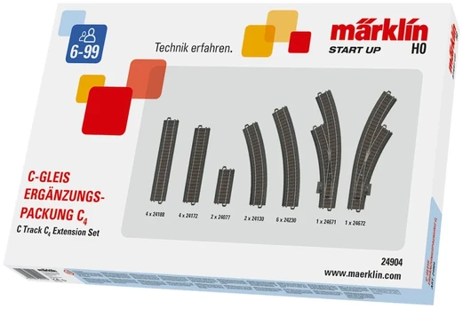 Marklin C bėgių papildymo rinkinys C4