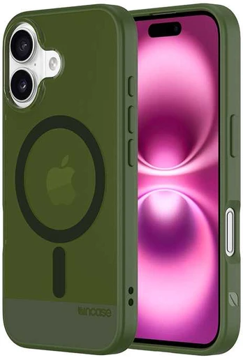 Incase Slim Case MagSafe – dėklas iPhone 16 (Highland Žalias)