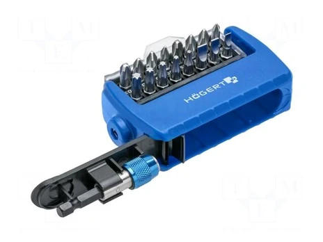 Kit: screwdriver bits | Phillips,Pozidriv®,slot,Torx® | 17pcs.