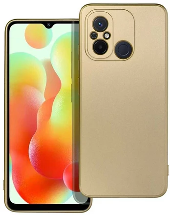 Dėklas Oem METALLIC Case for XIAOMI Redmi 12C auksinis