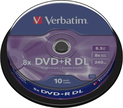 Įrašomas kompaktinis diskas Verbatim 43666, 8.5 GB, 10vnt.