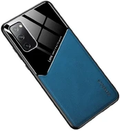 Mocco Lens Leather Back Case for Apple iPhone 12 Pro Max Blue kaina