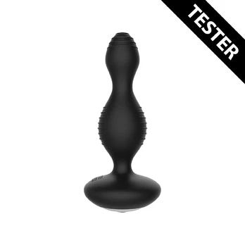Shots ElectroShock E-Stimulation Silicone Plug Black 10-Mode Tester