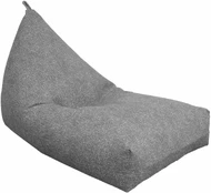 Bean bag LEO 130x80x20/70cm, pilkas kaina