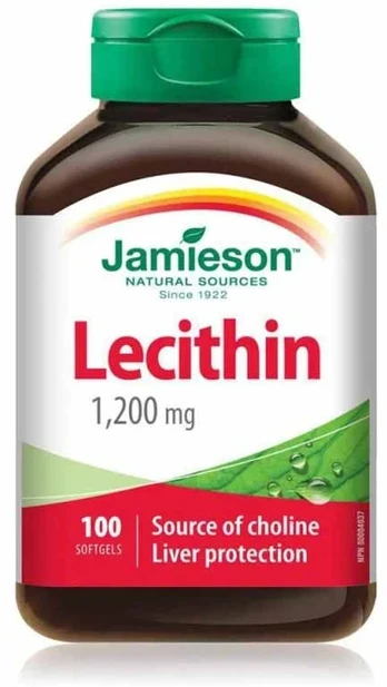 Jamieson lecitino 1200 mg kapsulės N100