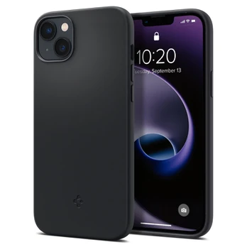 Spigen dėklas Silicone Fit Mag Magsafe iPhone 14 Plus 6,7 juodas