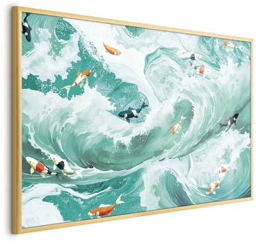 Artgeist Plakatas - Fish and Waves