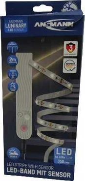 Taśma LED Ansmann Ansmann LED-Band with Sensor 2m 60 LEDs warm-baltas 1600-0436