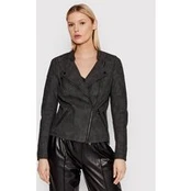 ONLY Dirbtinės odos striukė Ava 15102997 Juoda Regular Fit