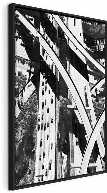 Artgeist Paveikslas - City Geometry (1 Part) Vertical