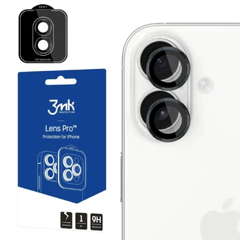 Apple iPhone 17 - 3mk Lens Protection Pro Juodas