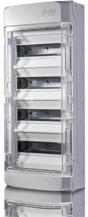 Spamel Surface-mounted modular switchgear 4x12 IP65 NEPTUN48EU