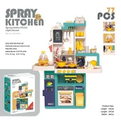 Kitchen Kitchenette with Light and Sound Function 78 pieces. kaina
