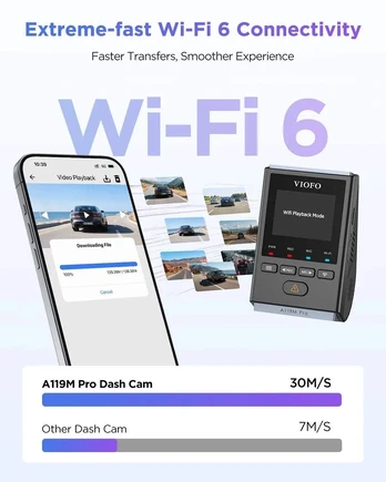 VIOFO A119M Pro vaizdo įrašymo įrenginys