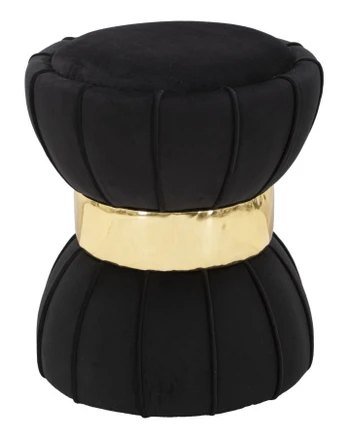 Pufas Mauro Ferretti Flower, Juoda