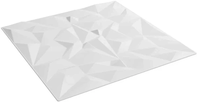 Sienų plokštės 48 pcs Baltas 50 x 50 cm XPS Putplastis