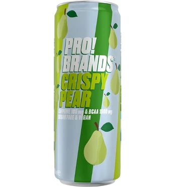 Pro! Brands BCAA Drink, Crispy Pear (BB 2026-11-16), 330 ml