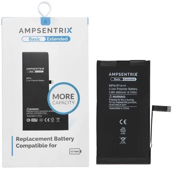 Inne AmpSentrix Basic battery for iPhone 14 Plus (high capacity)