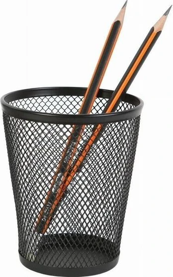 Stalinis rašiklių laikiklis „net“ - juodas