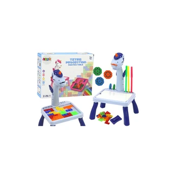 Lean Mini Projektorius Tetris Table 2in1 Mėlyna Unicorn