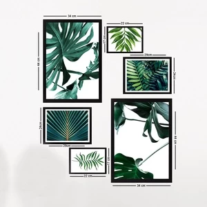 Paveikslas Wallity SET_003, 34 cm x 44 cm, 6 vnt.