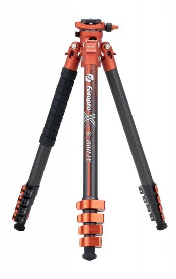 Fotopro X-Airfly tripod - oranžinis